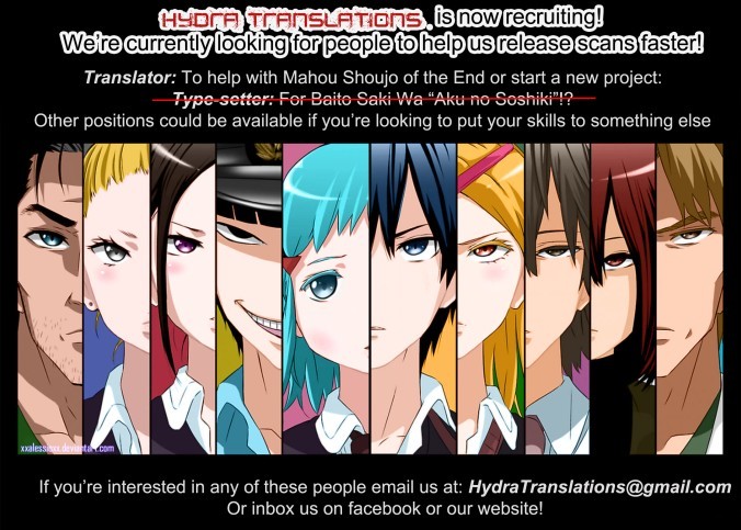 Mahou Shoujo of the End chapter 22 page 1