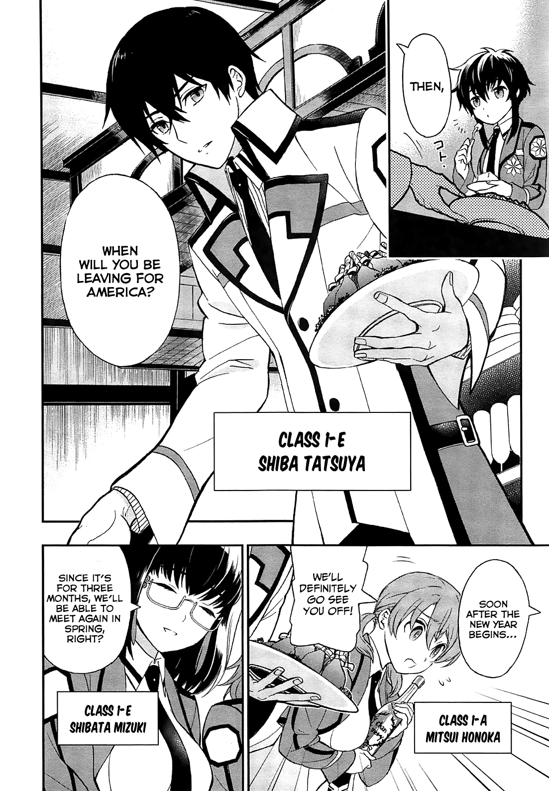 Mahouka Koukou no Rettousei - Raihousha Hen chapter 1 page 6