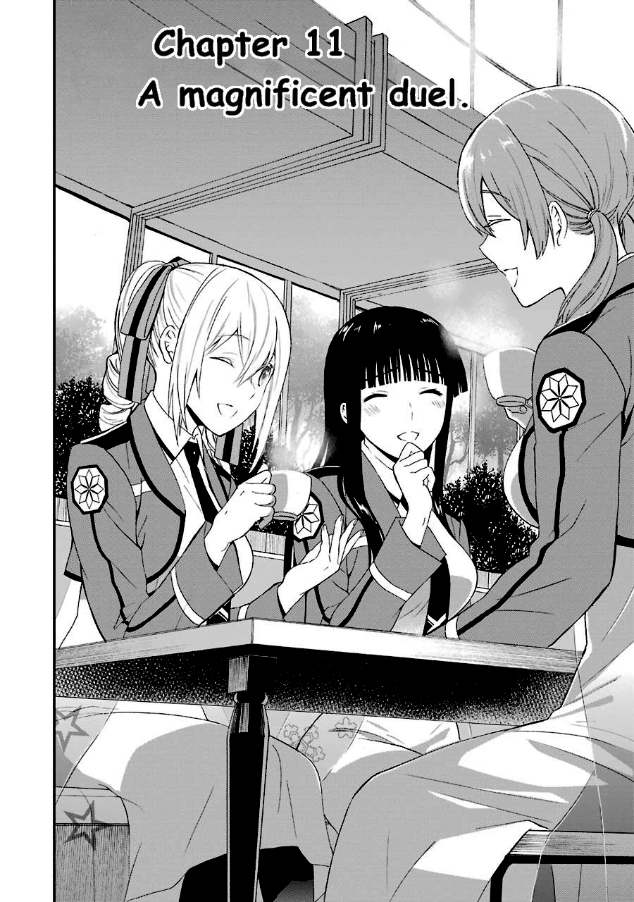 Mahouka Koukou no Rettousei - Raihousha Hen chapter 11 page 1