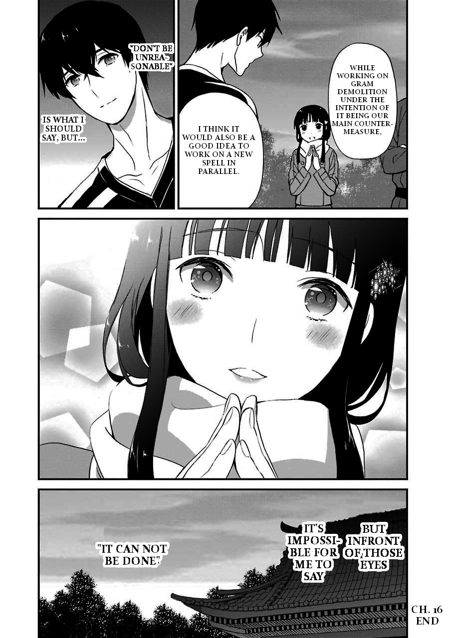 Mahouka Koukou no Rettousei - Raihousha Hen chapter 16 page 28