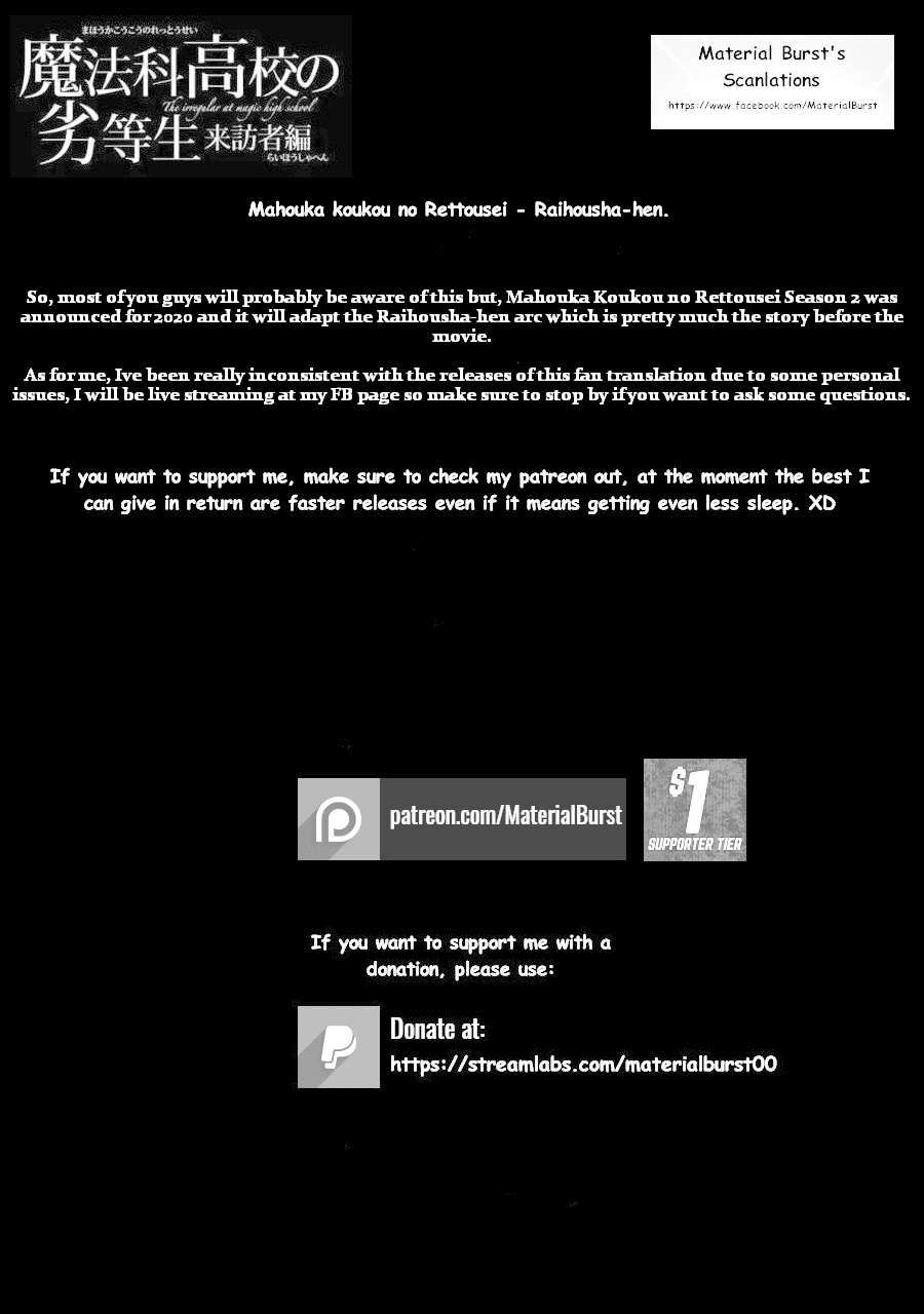 Mahouka Koukou no Rettousei - Raihousha Hen chapter 16 page 29