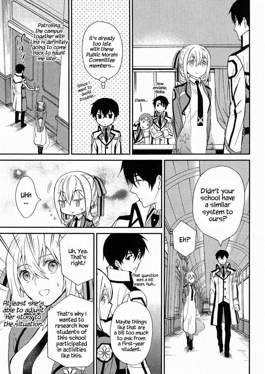 Mahouka Koukou no Rettousei - Raihousha Hen chapter 3 page 10