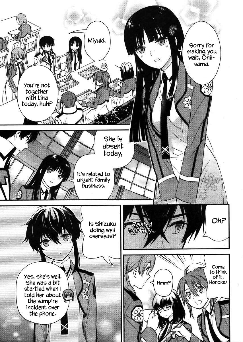 Mahouka Koukou no Rettousei - Raihousha Hen chapter 4 page 10