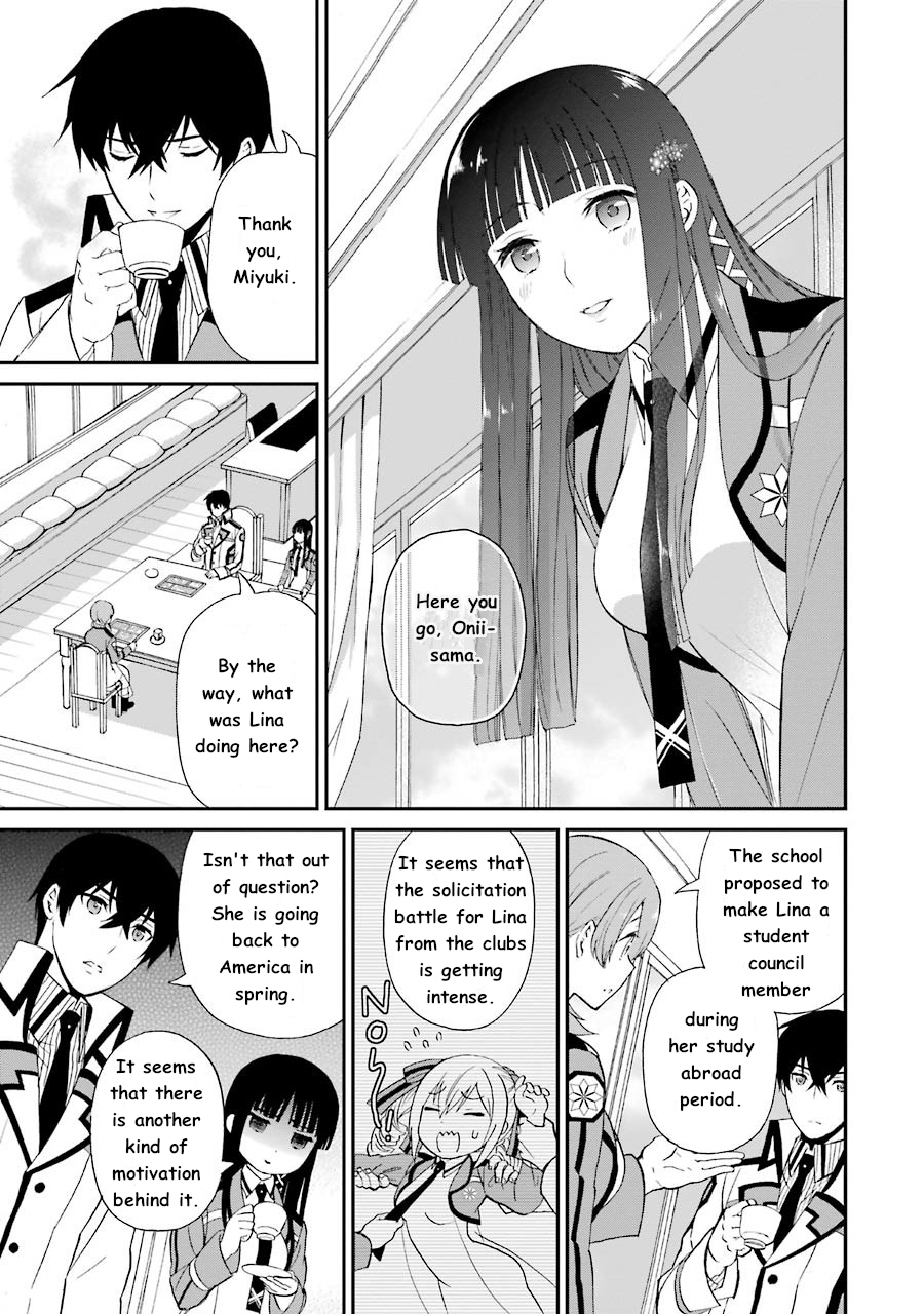 Mahouka Koukou no Rettousei - Raihousha Hen chapter 9 page 6