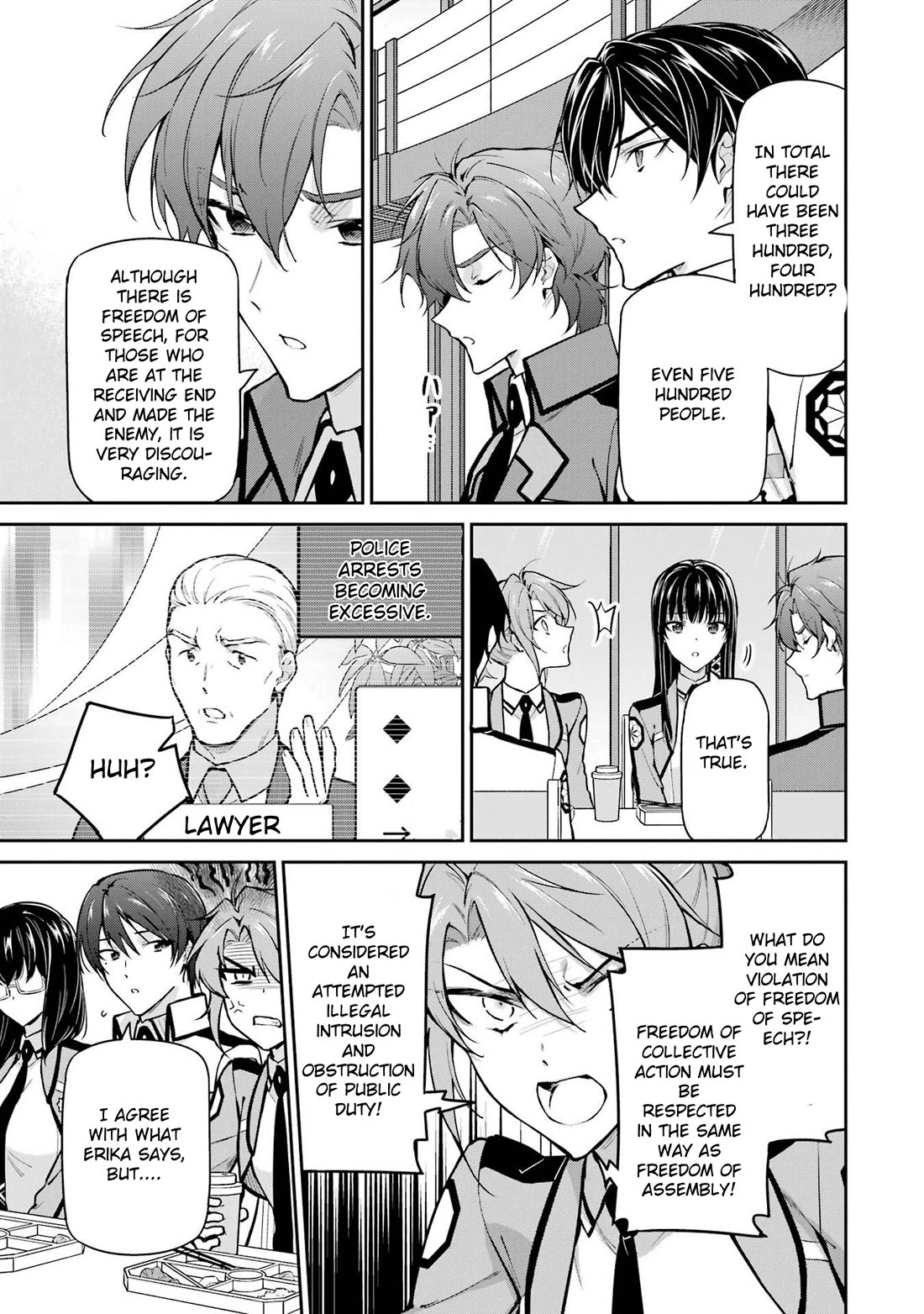 Mahouka Koukou no Rettousei - Shizoku Kaigi-hen chapter 33 page 7