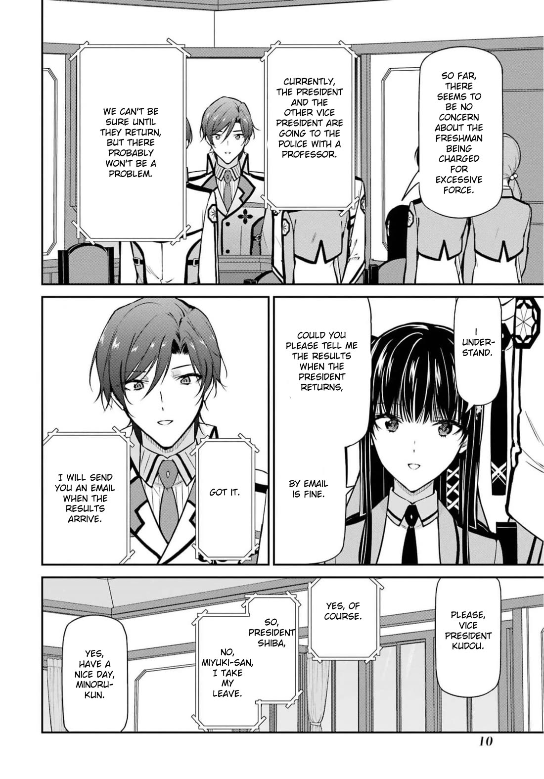 Mahouka Koukou no Rettousei - Shizoku Kaigi-hen chapter 34 page 11