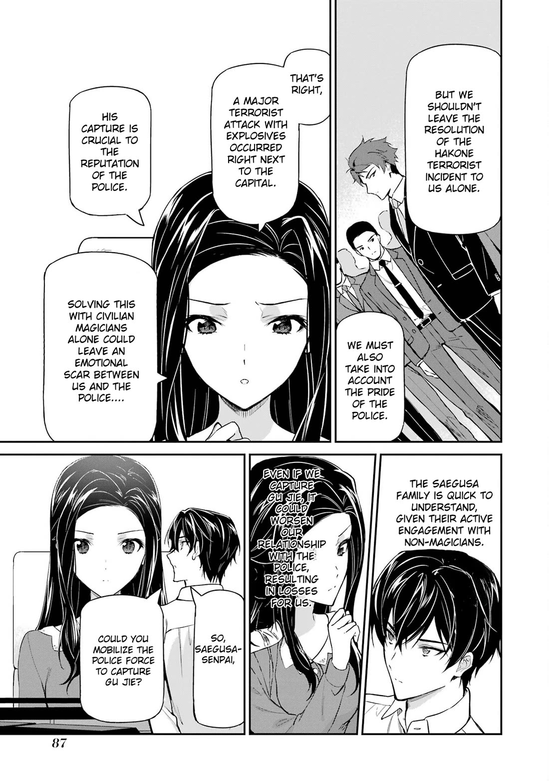 Mahouka Koukou no Rettousei - Shizoku Kaigi-hen chapter 42 page 27