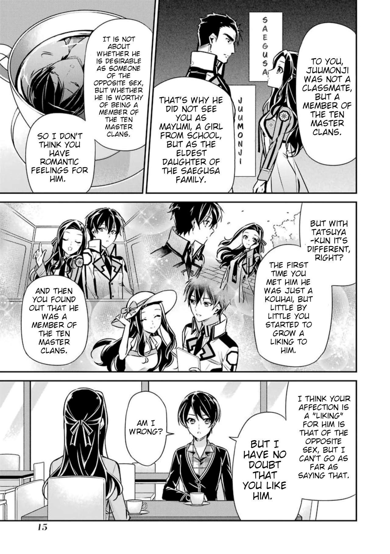 Mahouka Koukou no Rettousei - Shizoku Kaigi-hen chapter 6 page 15