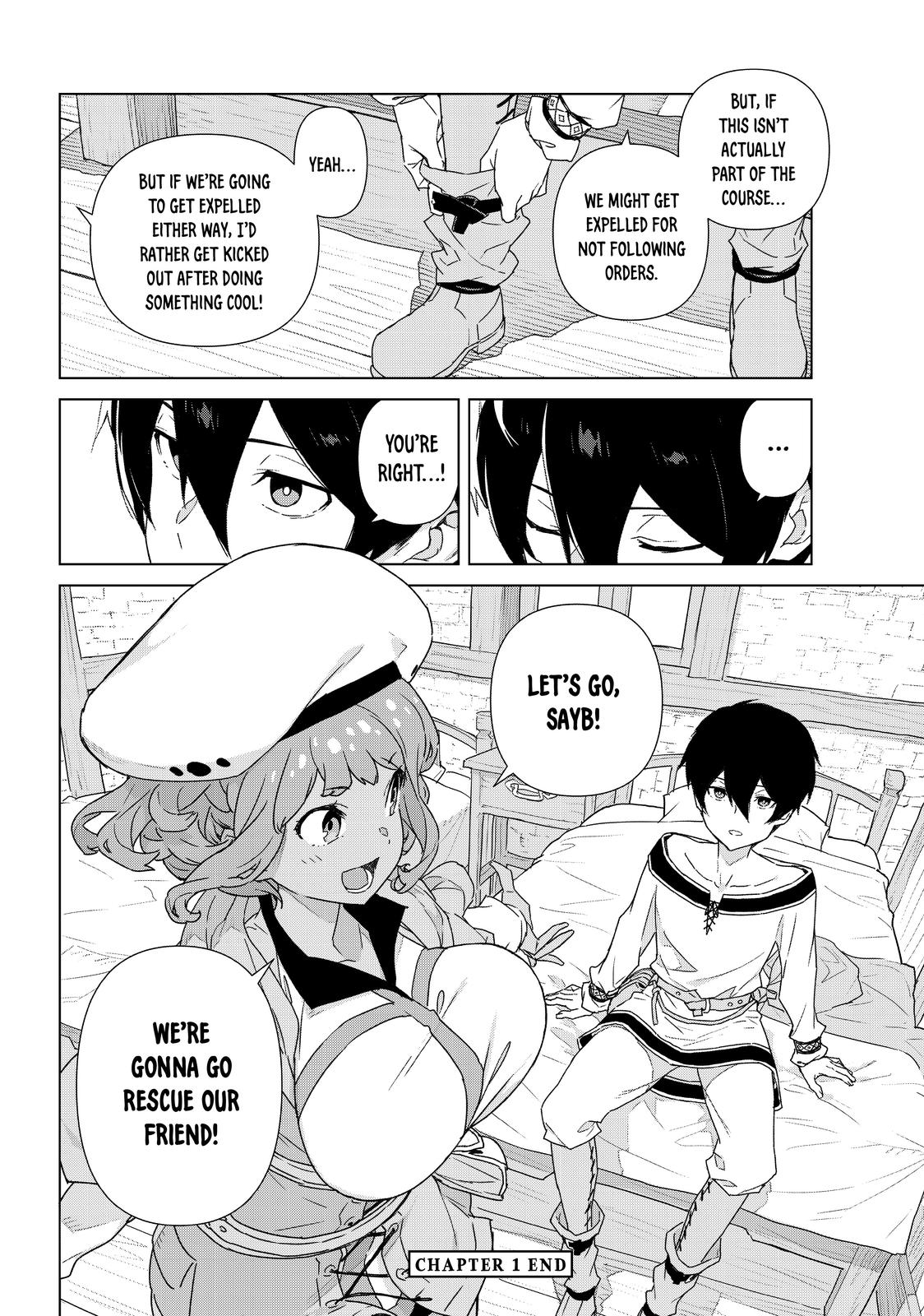 Mahoutsukai Reimeiki chapter 1 page 60