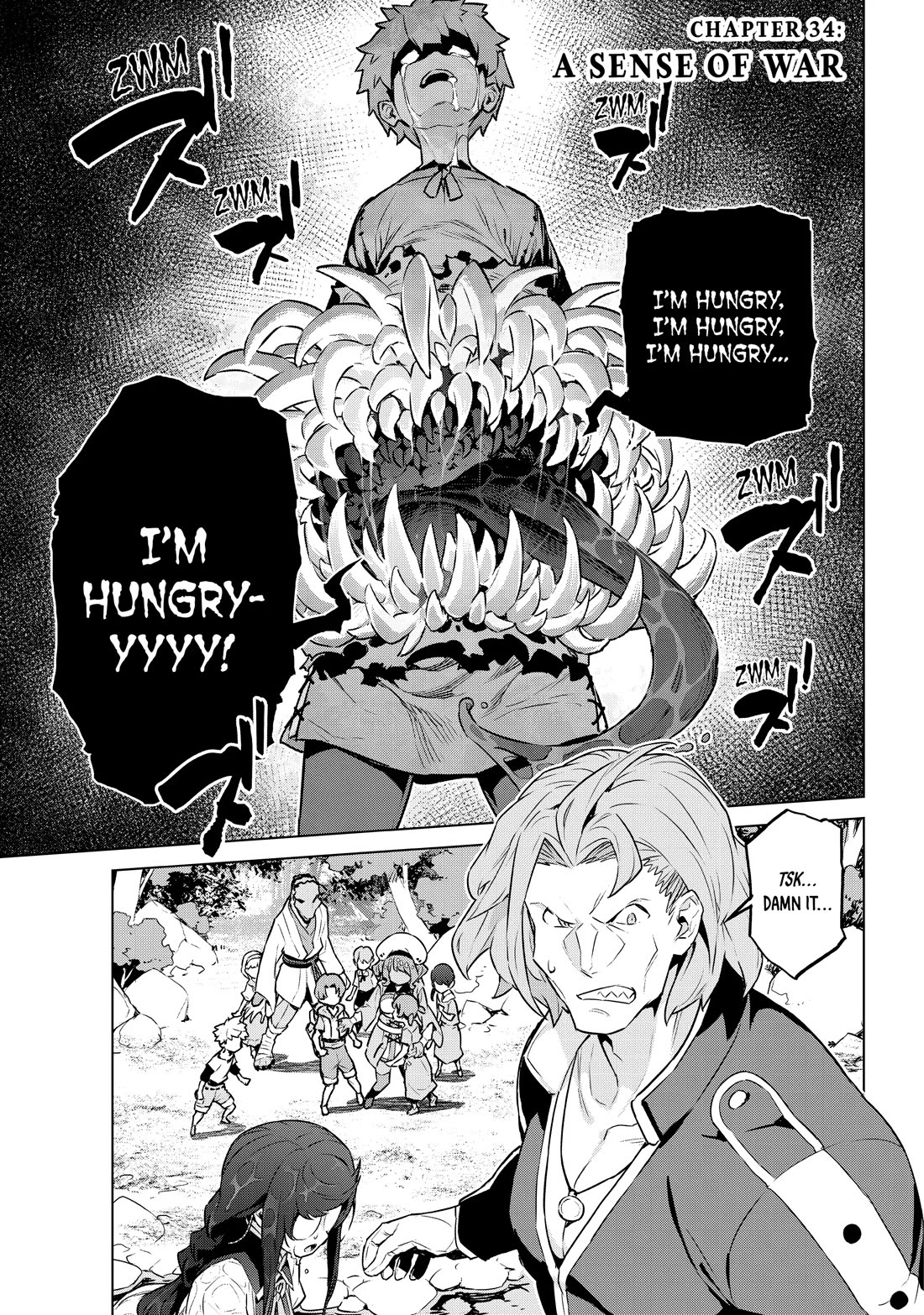 Mahoutsukai Reimeiki chapter 34 page 1