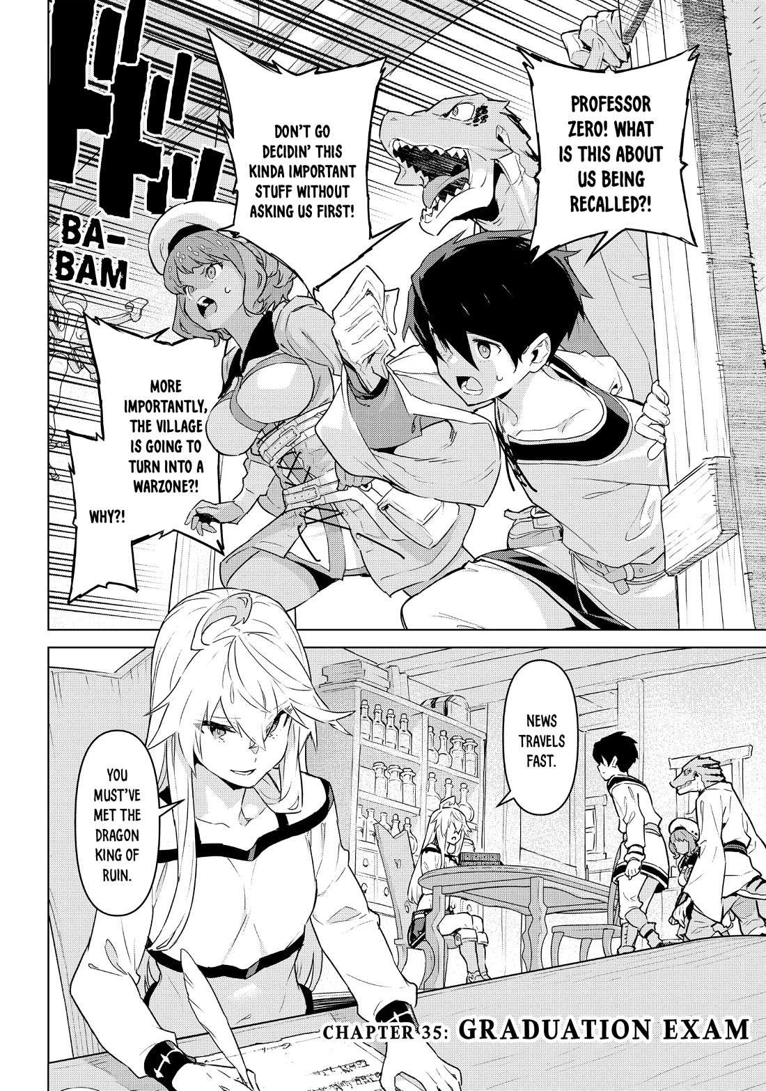 Mahoutsukai Reimeiki chapter 35 page 3