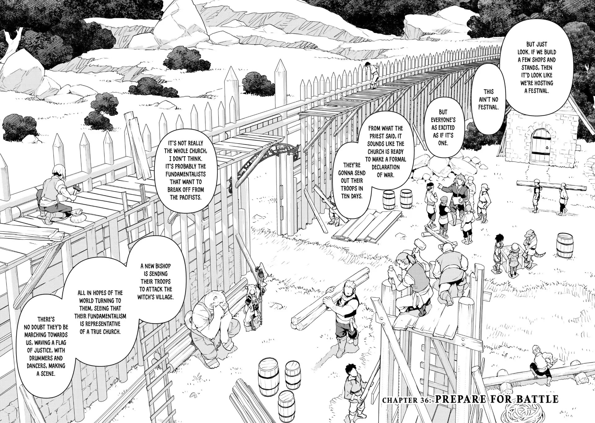 Mahoutsukai Reimeiki chapter 36 page 2