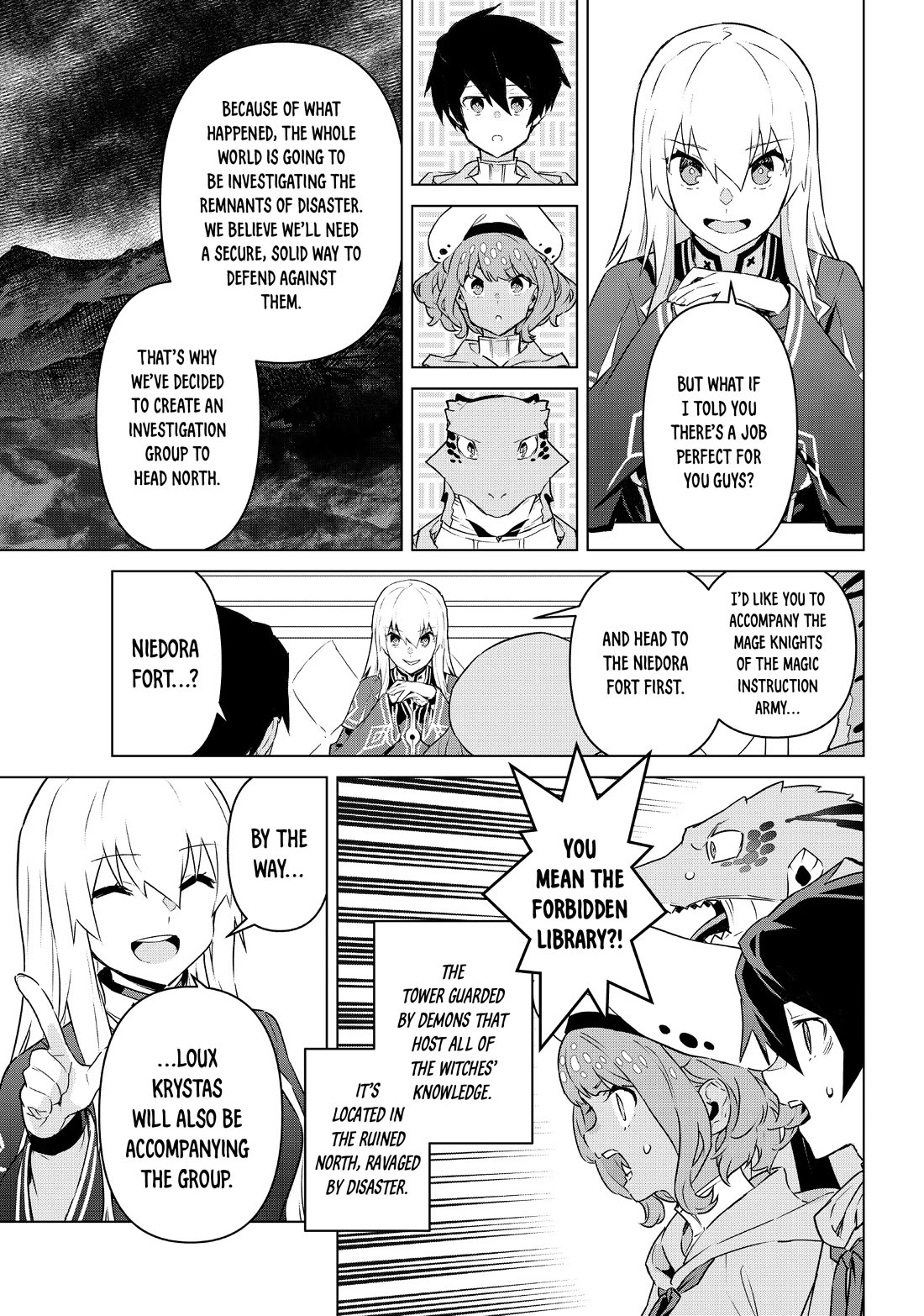 Mahoutsukai Reimeiki chapter 40 page 21