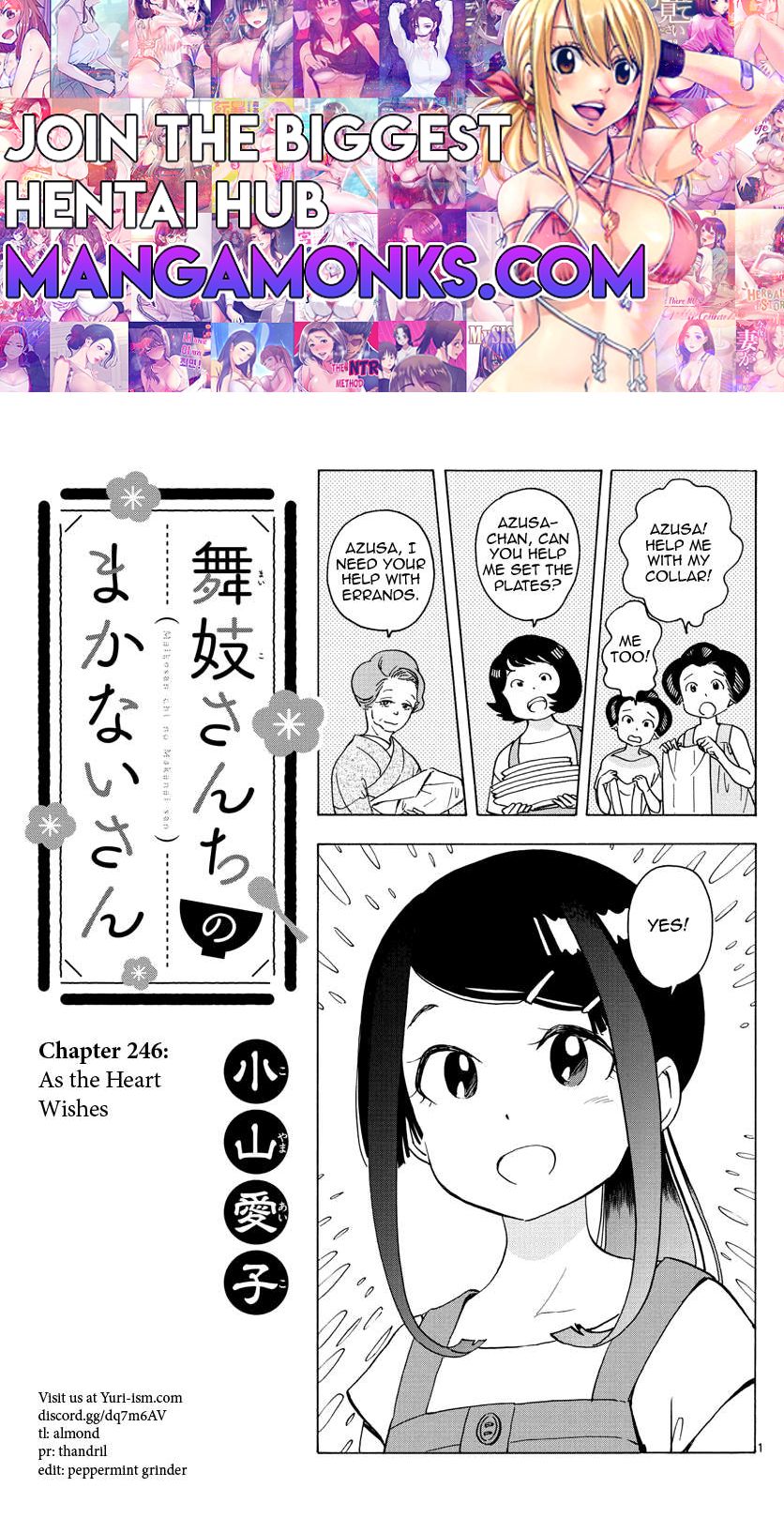 Maiko-san Chi no Makanai-san chapter 246 page 1