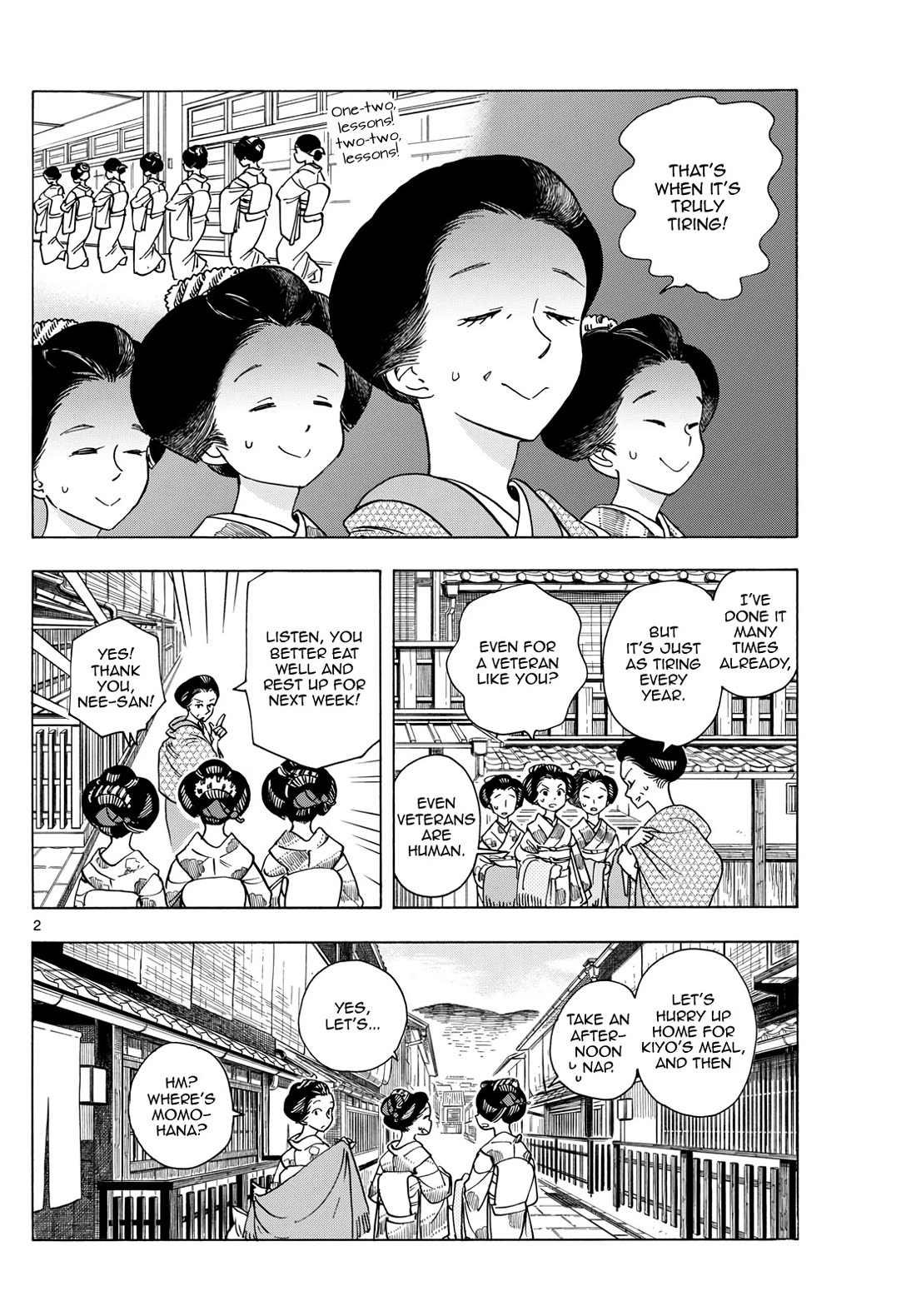 Maiko-san Chi no Makanai-san chapter 276 page 2