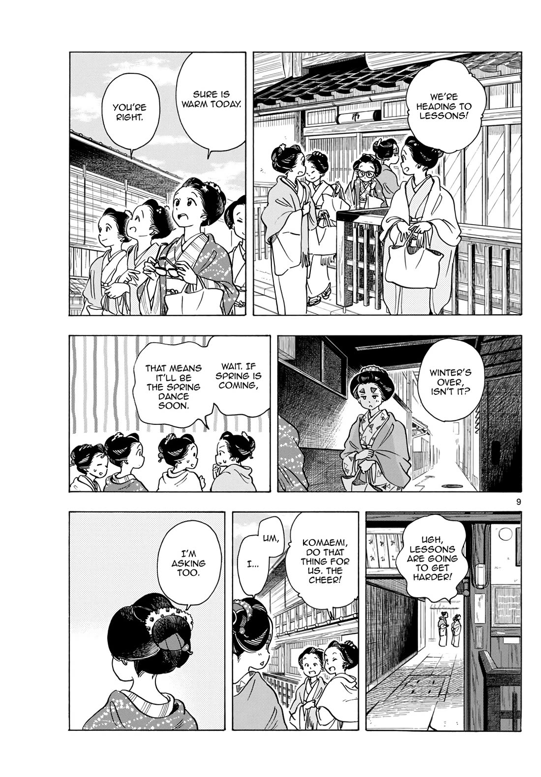 Maiko-san Chi no Makanai-san chapter 283 page 9