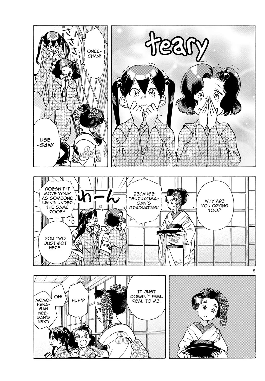 Maiko-san Chi no Makanai-san chapter 293 page 5