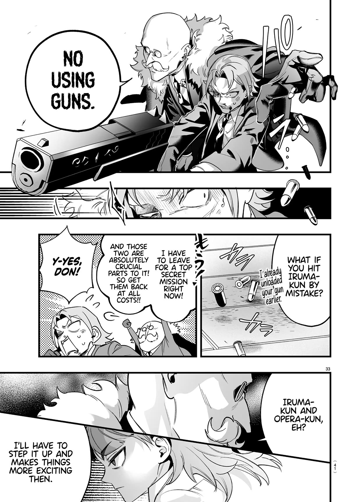 Mairimashita! Iruma-kun Mafia AU chapter 1 page 35