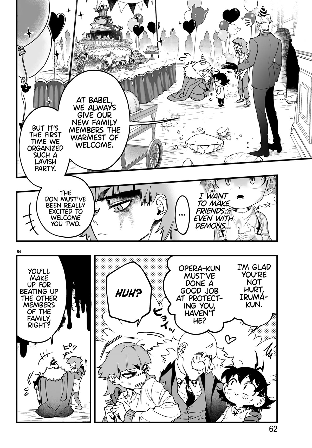 Mairimashita! Iruma-kun Mafia AU chapter 1 page 55