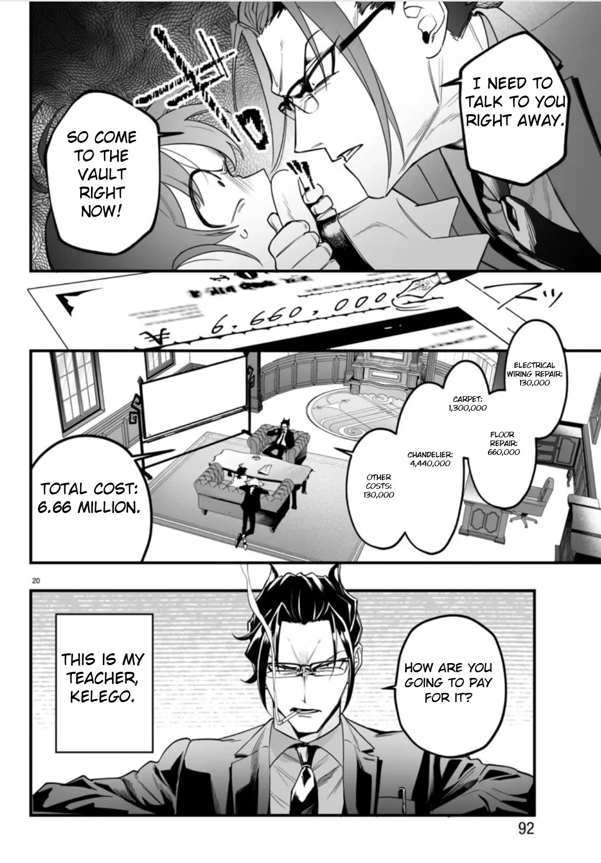 Mairimashita! Iruma-kun Mafia AU chapter 2 page 20