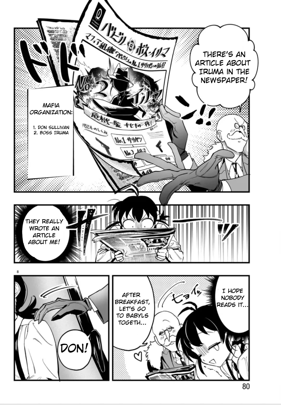 Mairimashita! Iruma-kun Mafia AU chapter 2 page 8