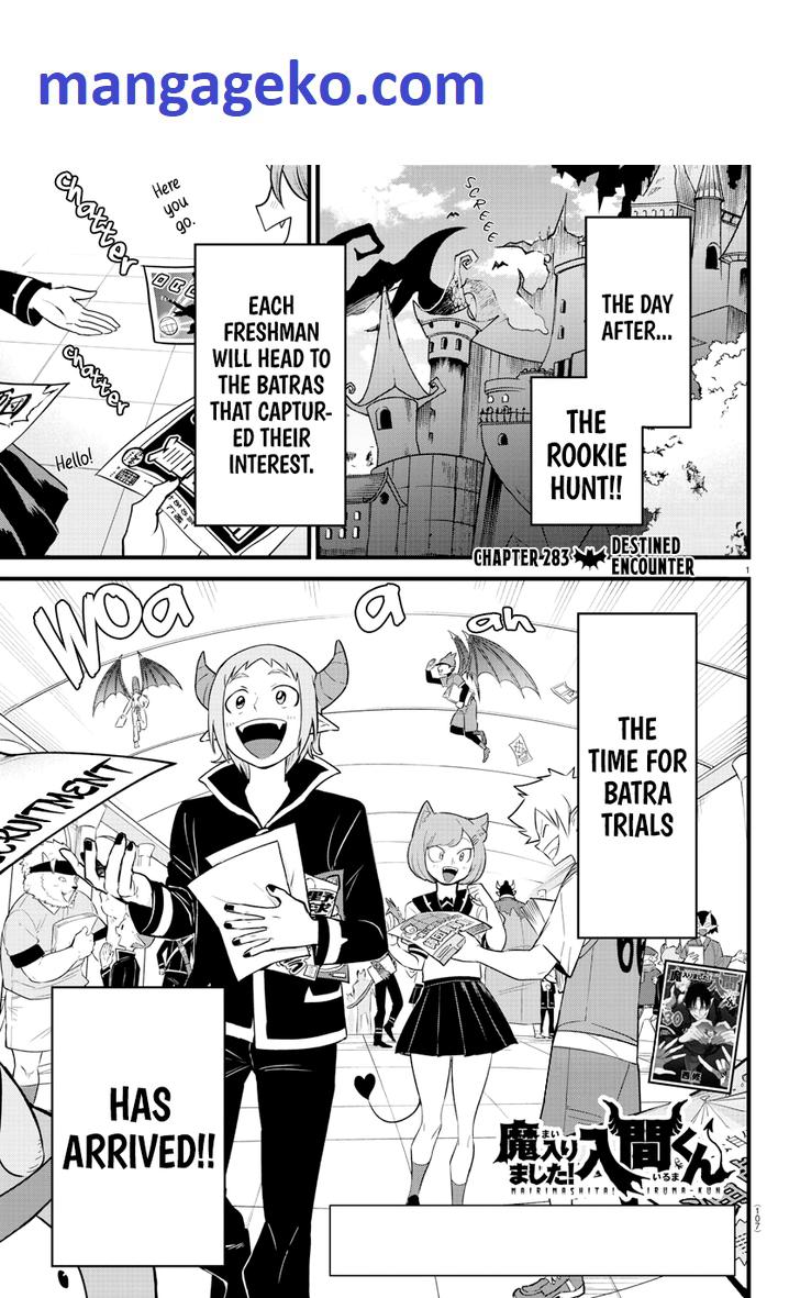 Mairimashita! Iruma-kun chapter 283 page 1