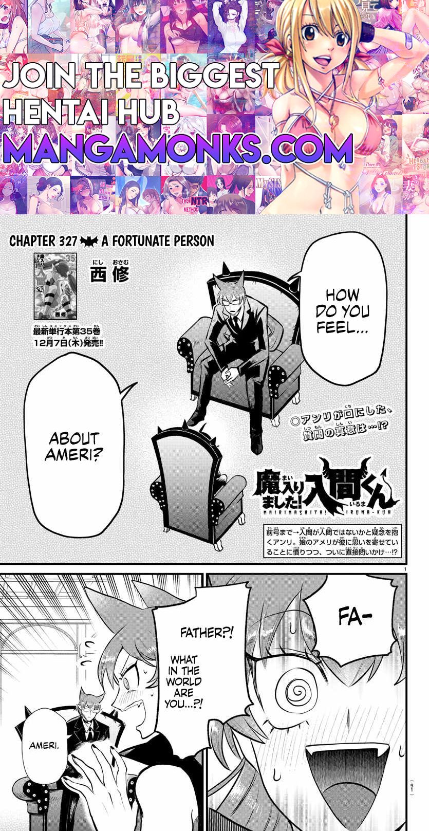 Mairimashita! Iruma-kun chapter 327 page 1