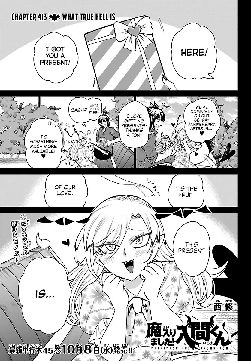 Mairimashita! Iruma-kun chapter 413 page 1