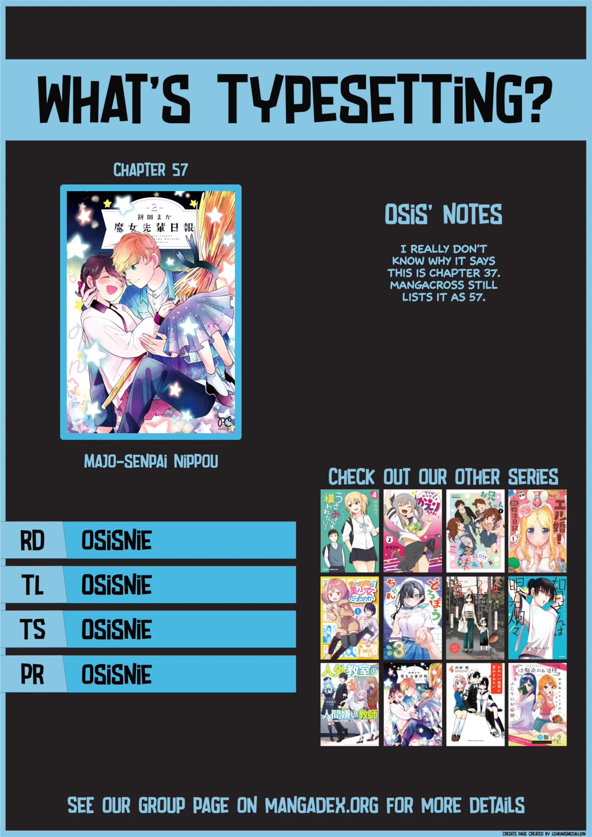 Majo-Senpai Nichijou chapter 57 page 8