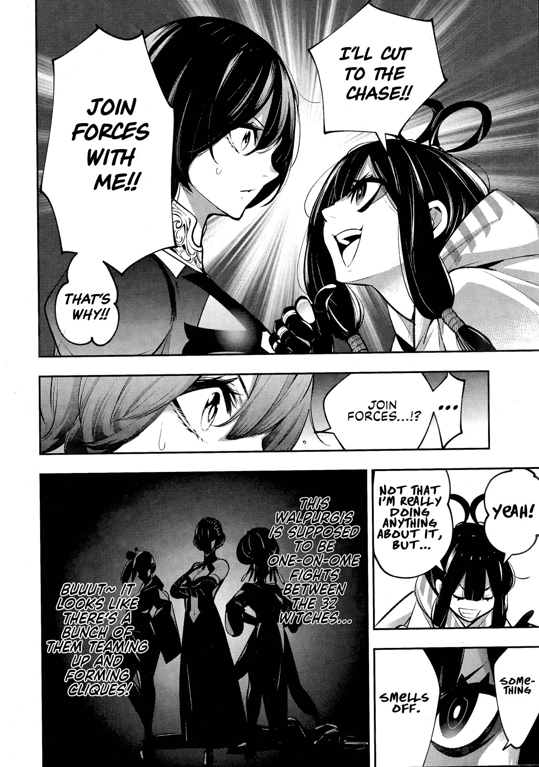 Majo Taisen - The War of Greedy Witches chapter 56 page 28