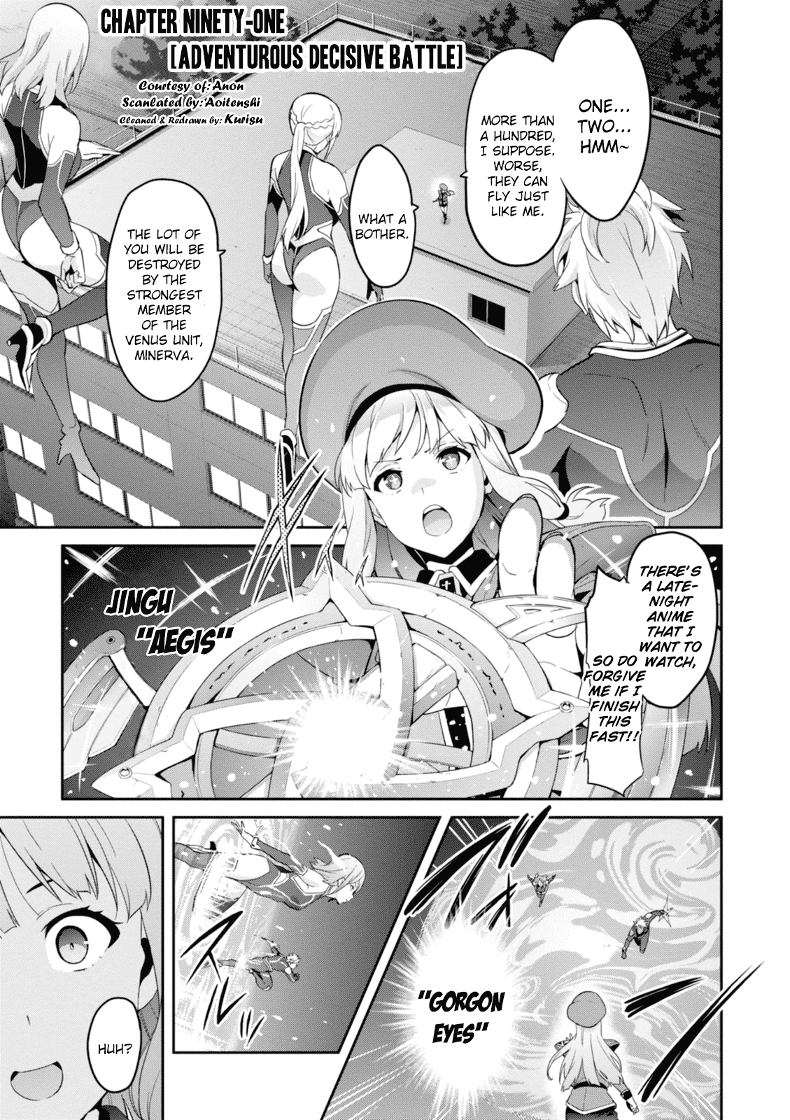 Maken-Ki! chapter 91 page 1