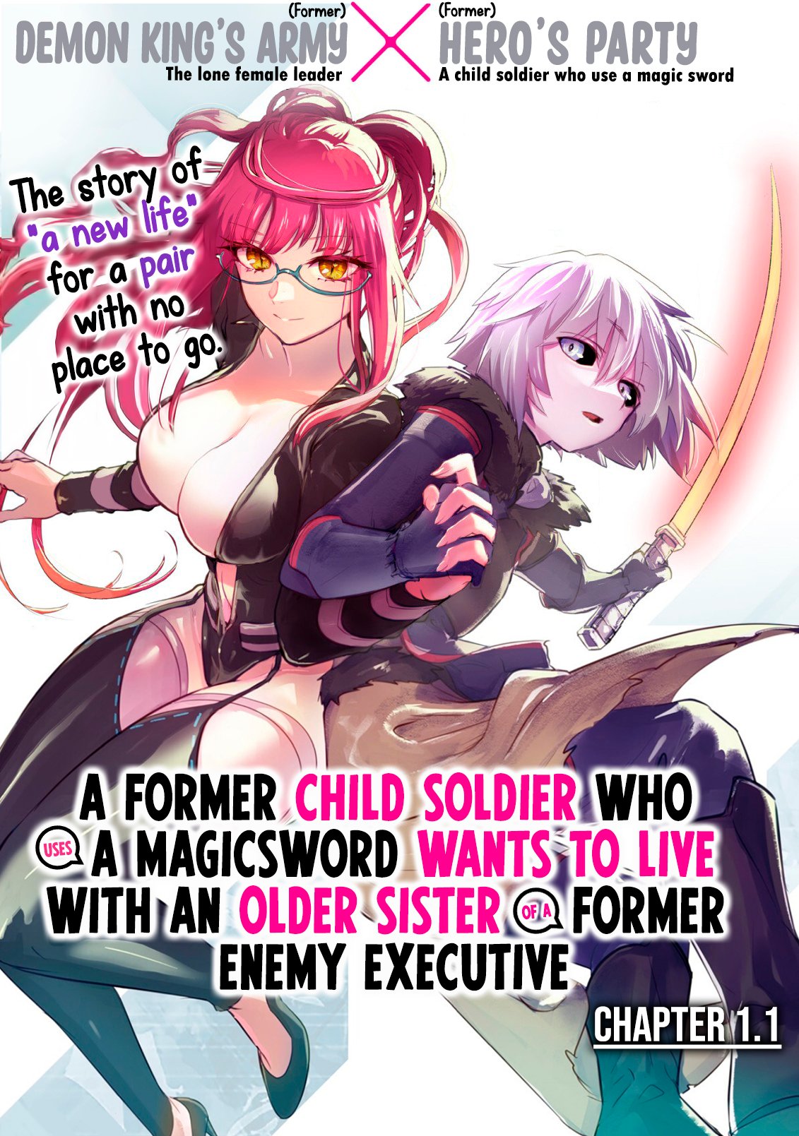 Maken Tsukai No Moto Shounen Hei Wa, Moto Teki Kanbu No Onee-San To Issho Ni Ikitai chapter 1.1 page 2