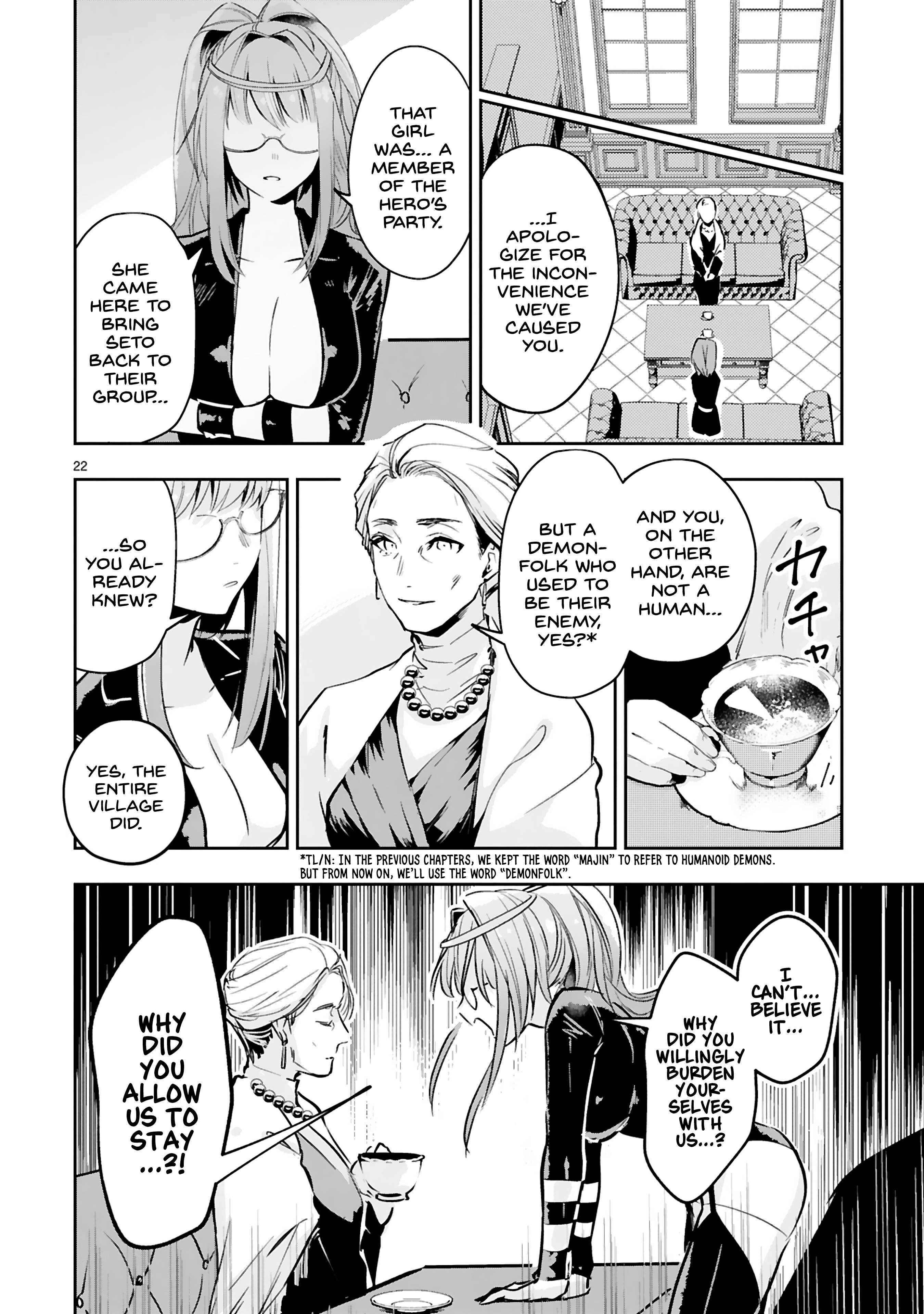 Maken Tsukai No Moto Shounen Hei Wa, Moto Teki Kanbu No Onee-San To Issho Ni Ikitai chapter 12 page 23