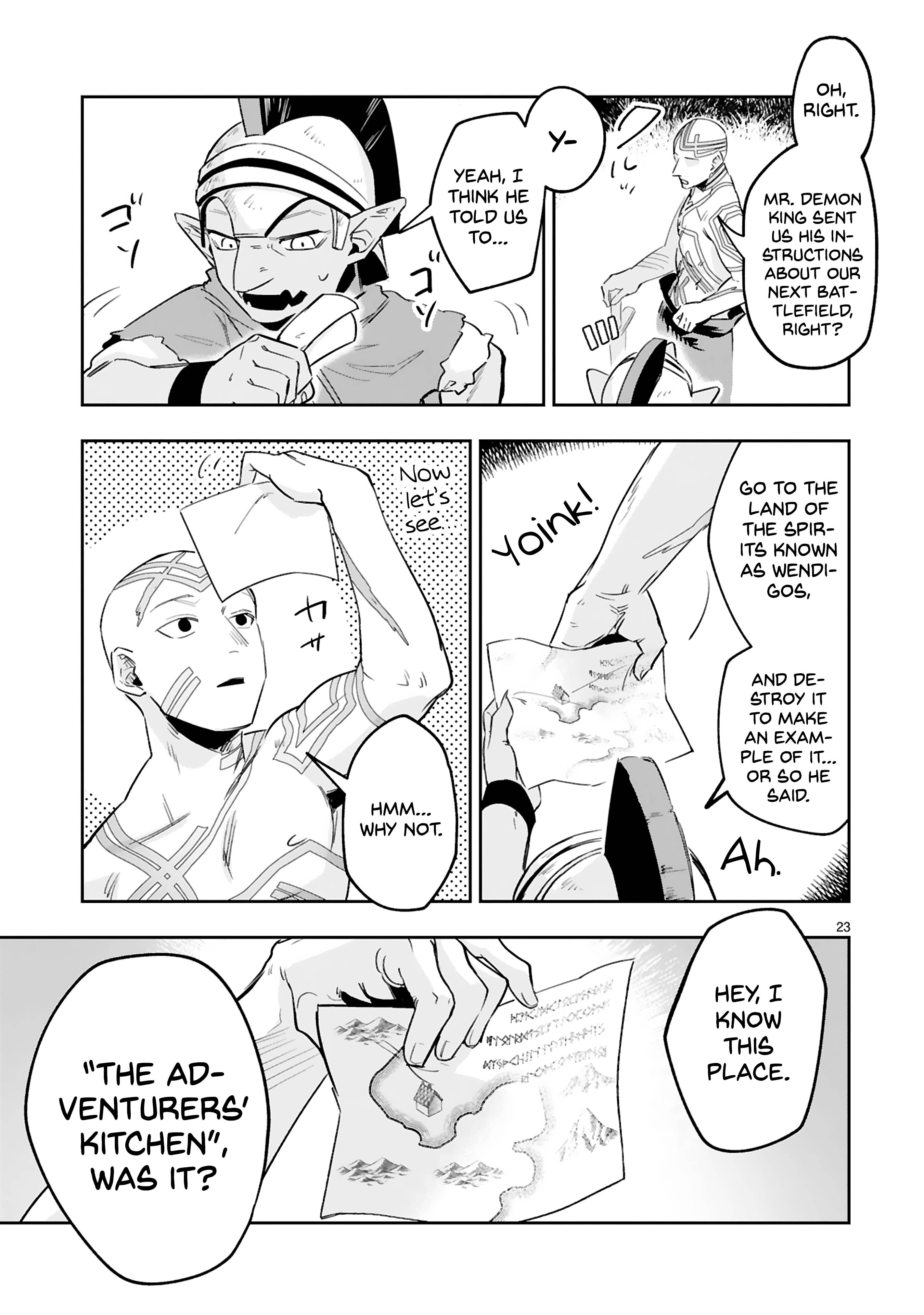 Maken Tsukai No Moto Shounen Hei Wa, Moto Teki Kanbu No Onee-San To Issho Ni Ikitai chapter 13 page 23