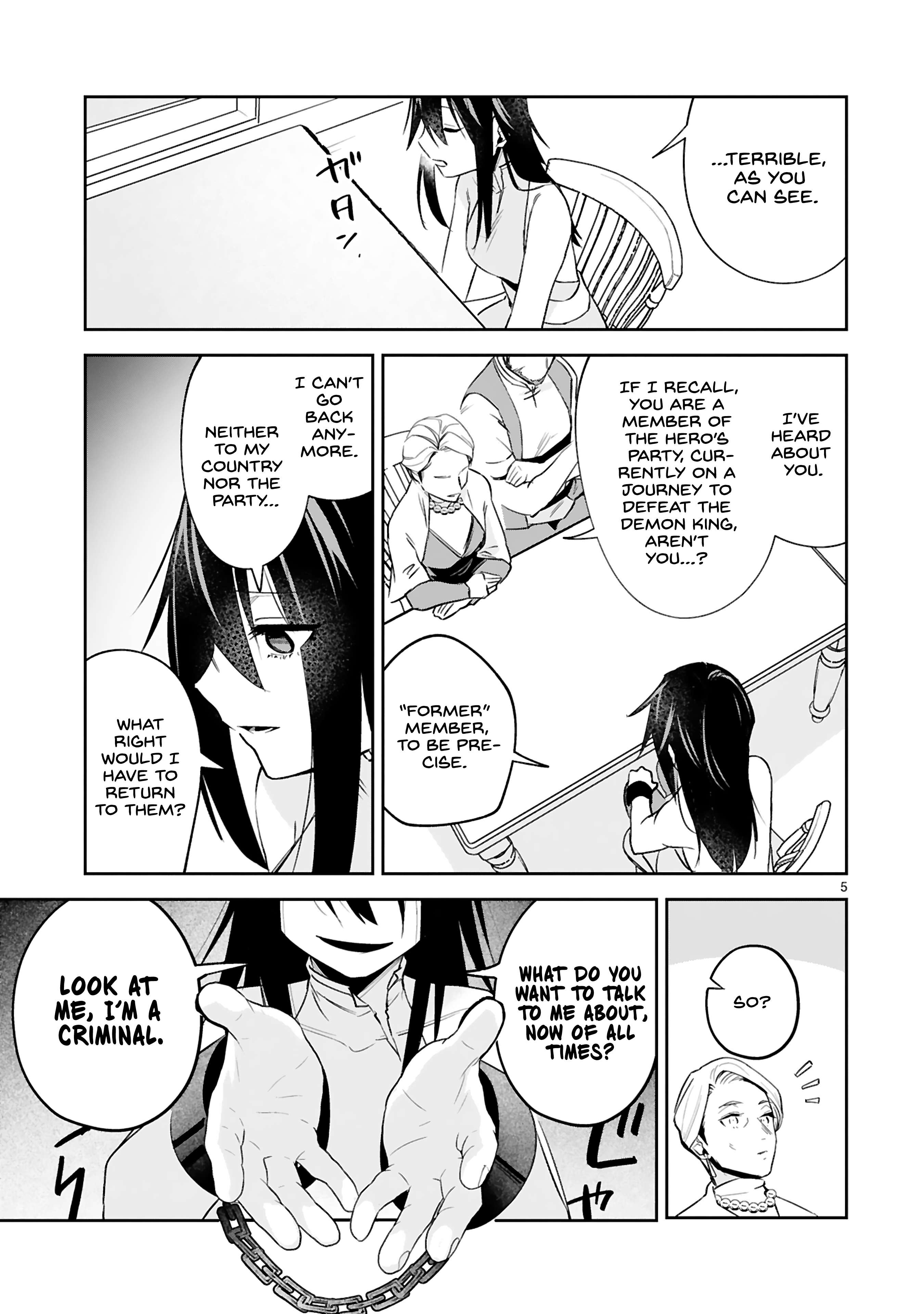 Maken Tsukai No Moto Shounen Hei Wa, Moto Teki Kanbu No Onee-San To Issho Ni Ikitai chapter 24 page 5