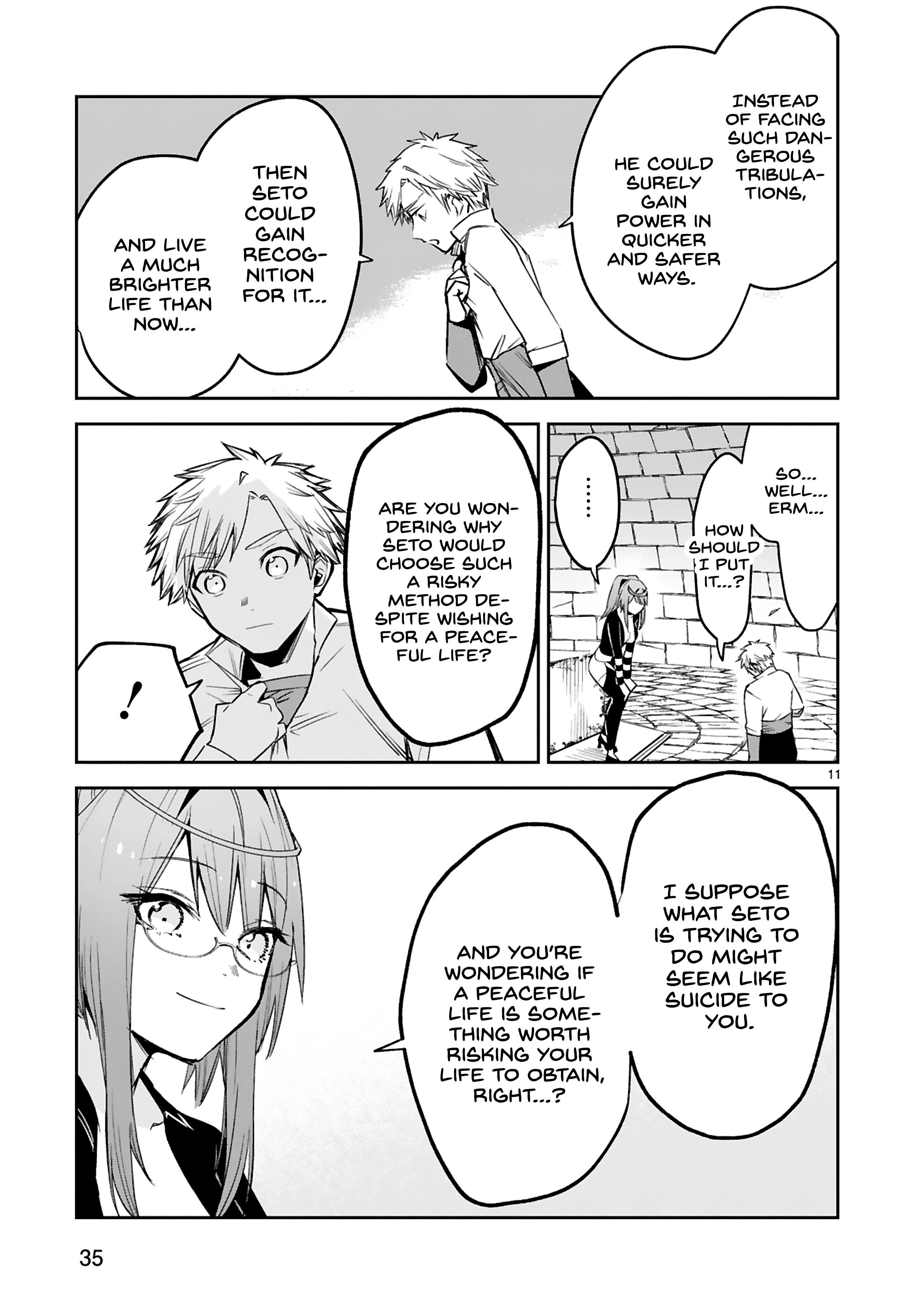 Maken Tsukai No Moto Shounen Hei Wa, Moto Teki Kanbu No Onee-San To Issho Ni Ikitai chapter 35 page 12