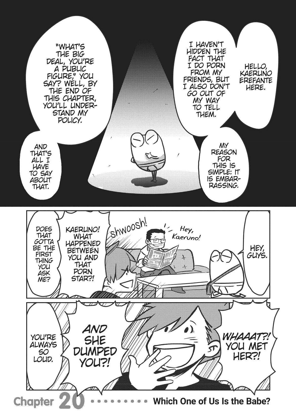 Manga Diary of a Male Porn Star chapter 20 page 1
