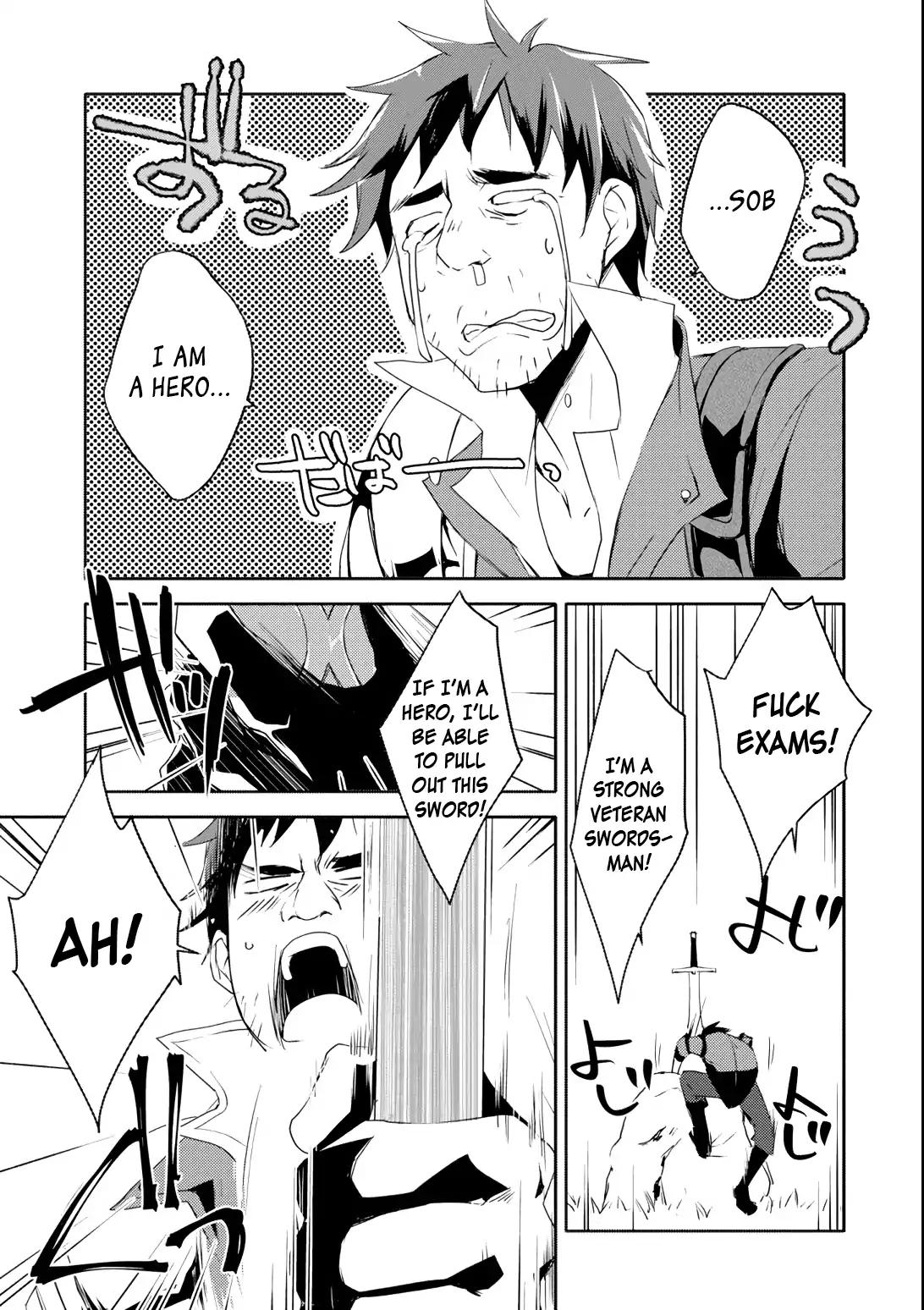 Mannen D-rank No Chuunen Boukensha, Yotta Ikioi De Densetsu No Ken Wo Hikkonuku chapter 1 page 13