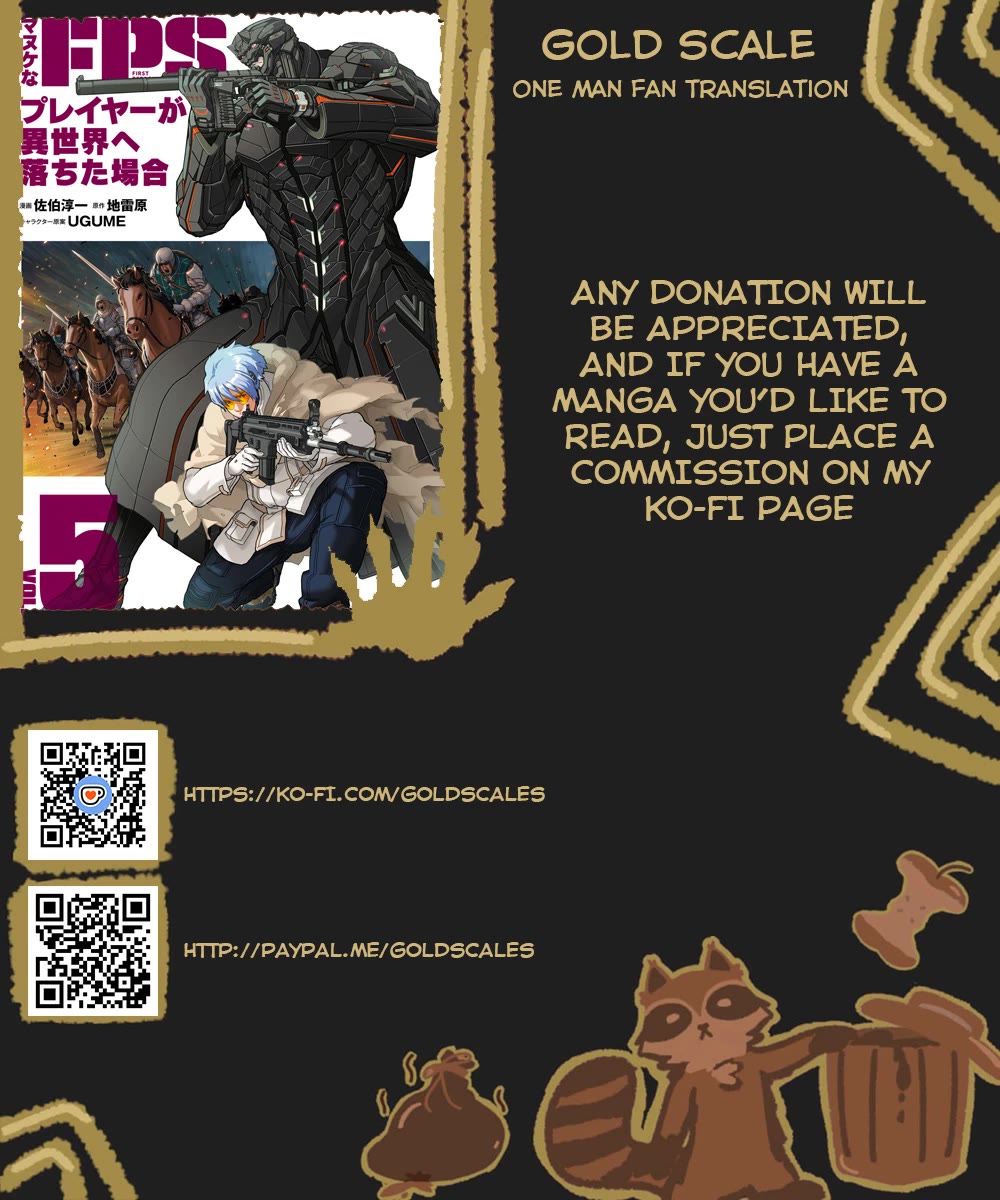 Manuke na FPS Player ga Isekai e Ochita Baai chapter 26 page 1