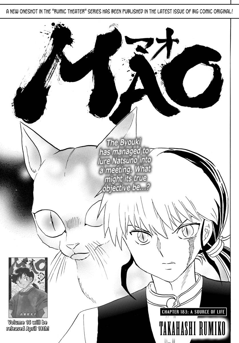 MAO chapter 183 page 1