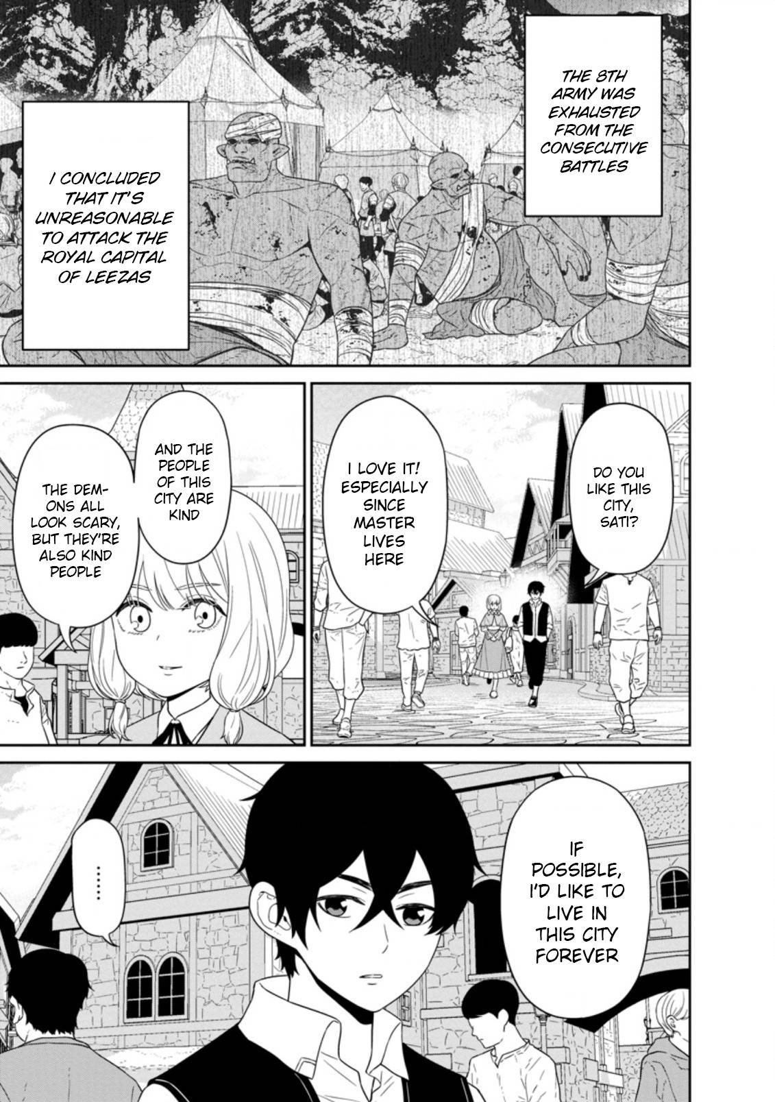 Maou Gun Saikyou no Majutsushi wa Ningen datta chapter 25.1 page 7