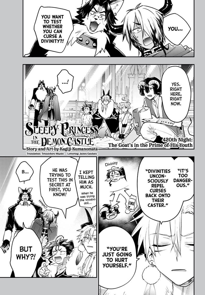 Maou-jou de Oyasumi chapter 420 page 1