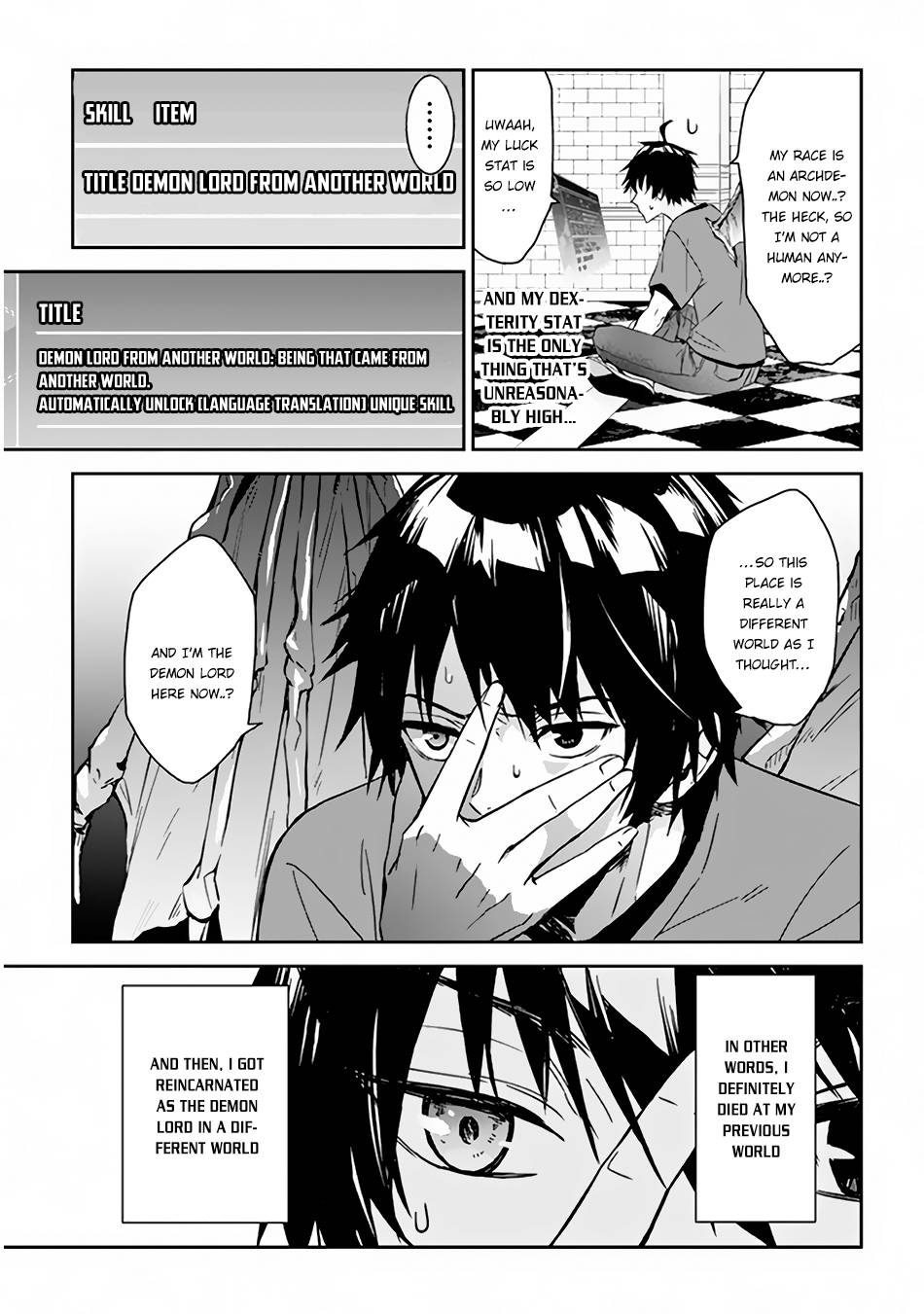 Maou ni Natta node, Dungeon Tsukutte Jingai Musume to Honobono suru chapter 1.1 page 7