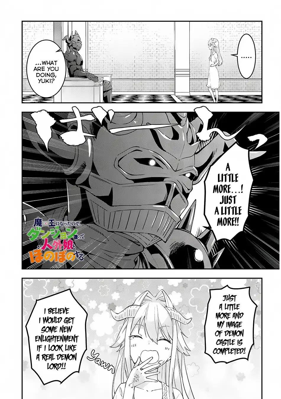 Maou ni Natta node, Dungeon Tsukutte Jingai Musume to Honobono suru chapter 16 page 2