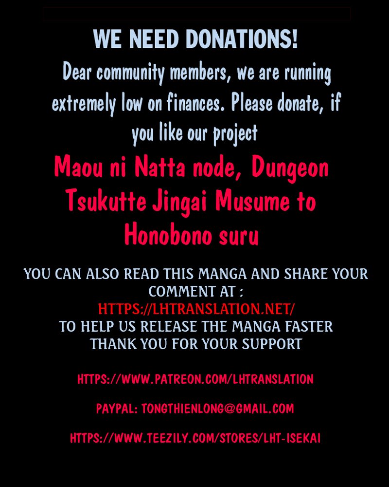 Maou ni Natta node, Dungeon Tsukutte Jingai Musume to Honobono suru chapter 28 page 21