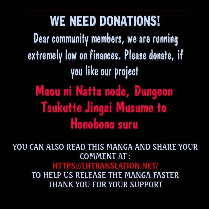 Maou ni Natta node, Dungeon Tsukutte Jingai Musume to Honobono suru chapter 38 page 22