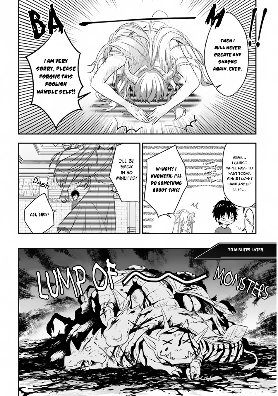 Maou ni Natta node, Dungeon Tsukutte Jingai Musume to Honobono suru chapter 4.1 page 9