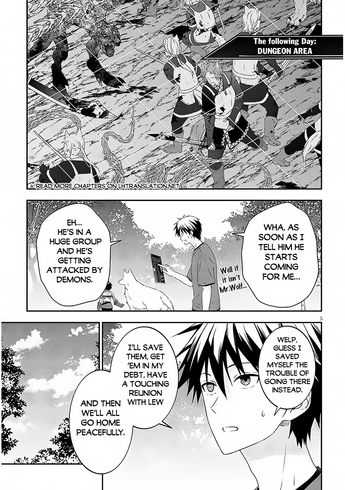 Maou ni Natta node, Dungeon Tsukutte Jingai Musume to Honobono suru chapter 71.1 page 6