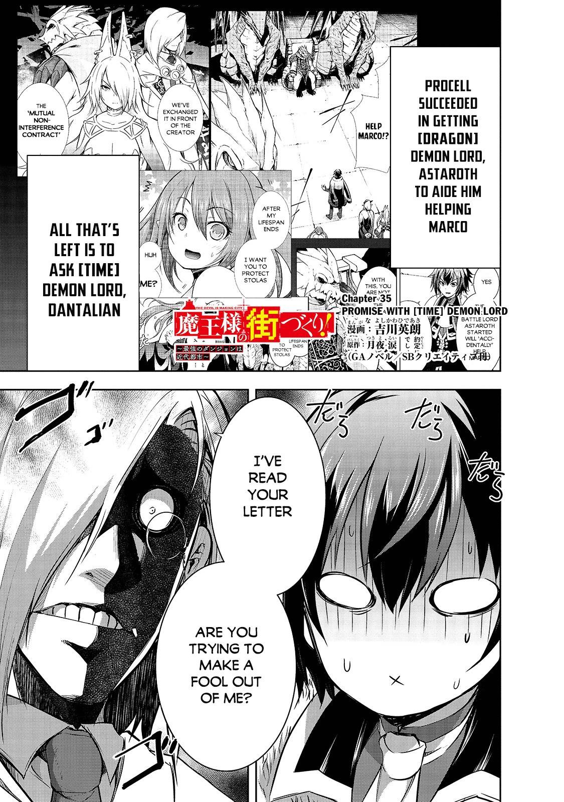 Maou-sama no Machizukuri! ~Saikyou no Dungeon wa Kindai Toshi~ chapter 35 page 2