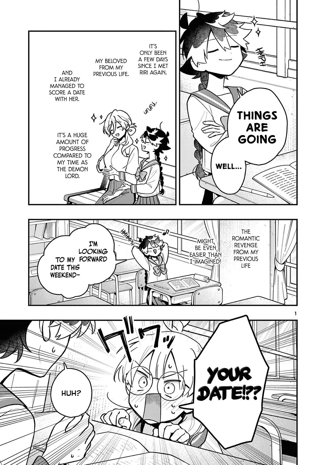 Maou-sama, Re Re Revenge! chapter 4 page 1